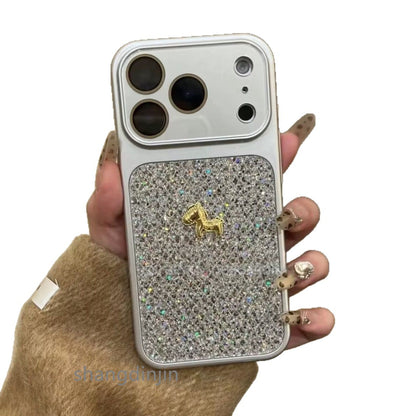 Apple Iphone Horse Glitter Lens Case (Exclusive)
