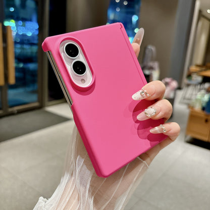 Samsung Fold wide phone magnetic closure gradient frosted case (Exclusive)
