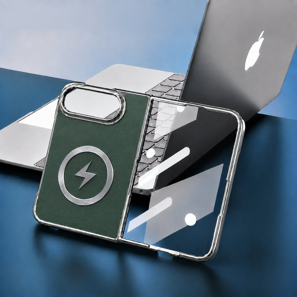 Apple Iphone Ultra series foldable screen magnetic phone with screen protector case (Exclusive)
