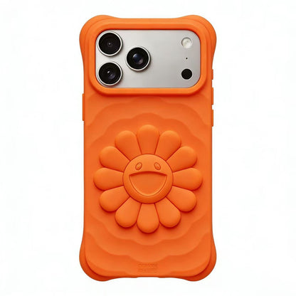 Apple Iphone series Cas Collaboration with Takashi Murakami Eti Sunflower case (Exclusive)