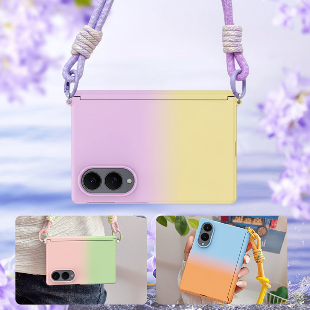 Samsung Fold Mirror Shield Skin-Like Texture Foldable Protective Case (Exclusive)