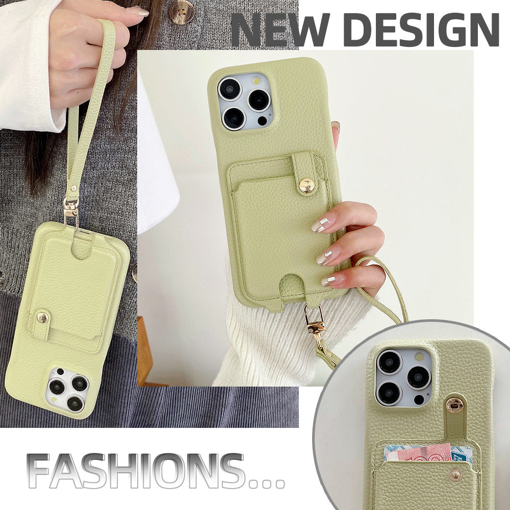 Apple Iphone Wallet Card Holder Mobile Phone Case (Exclusive)