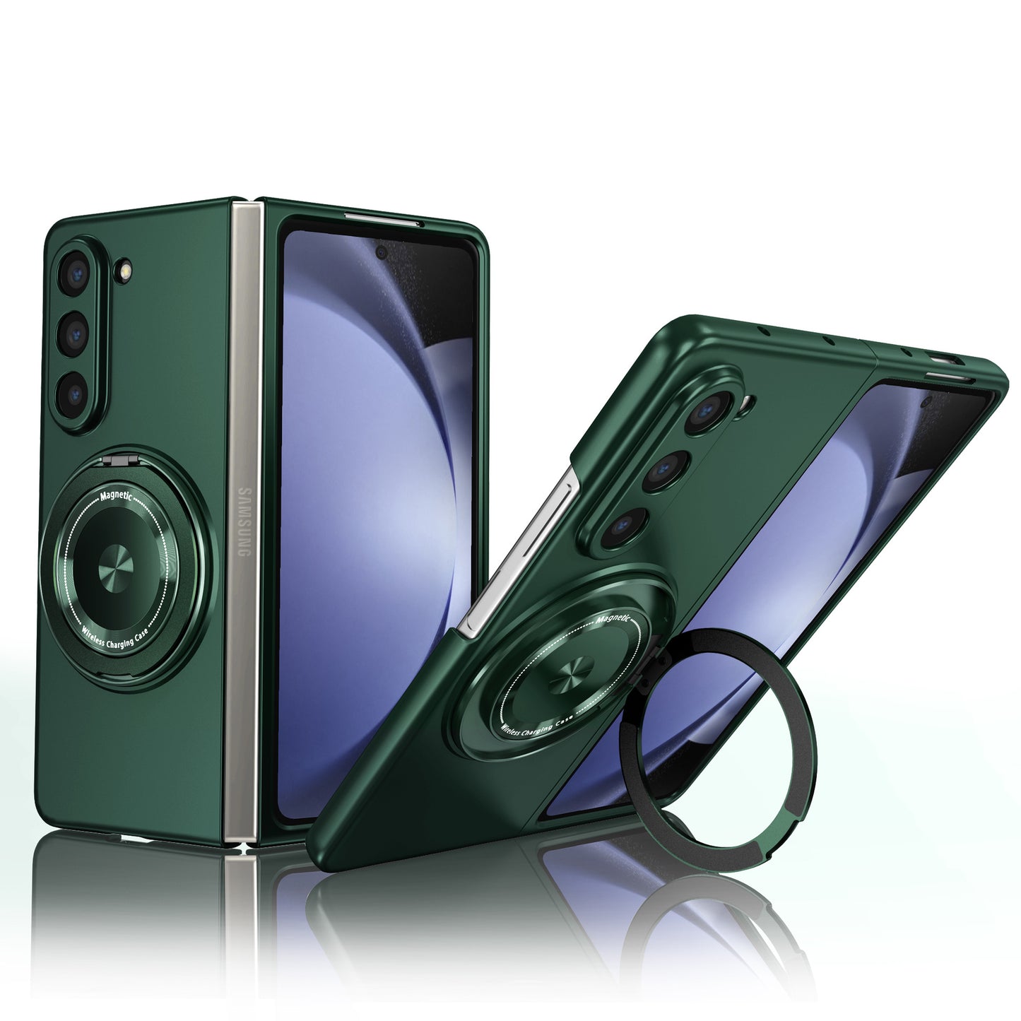 Samsung Fold & Flip Series Suitable Magnetic Rotating Stand Anti-Fall Phone Case (Exclusive)