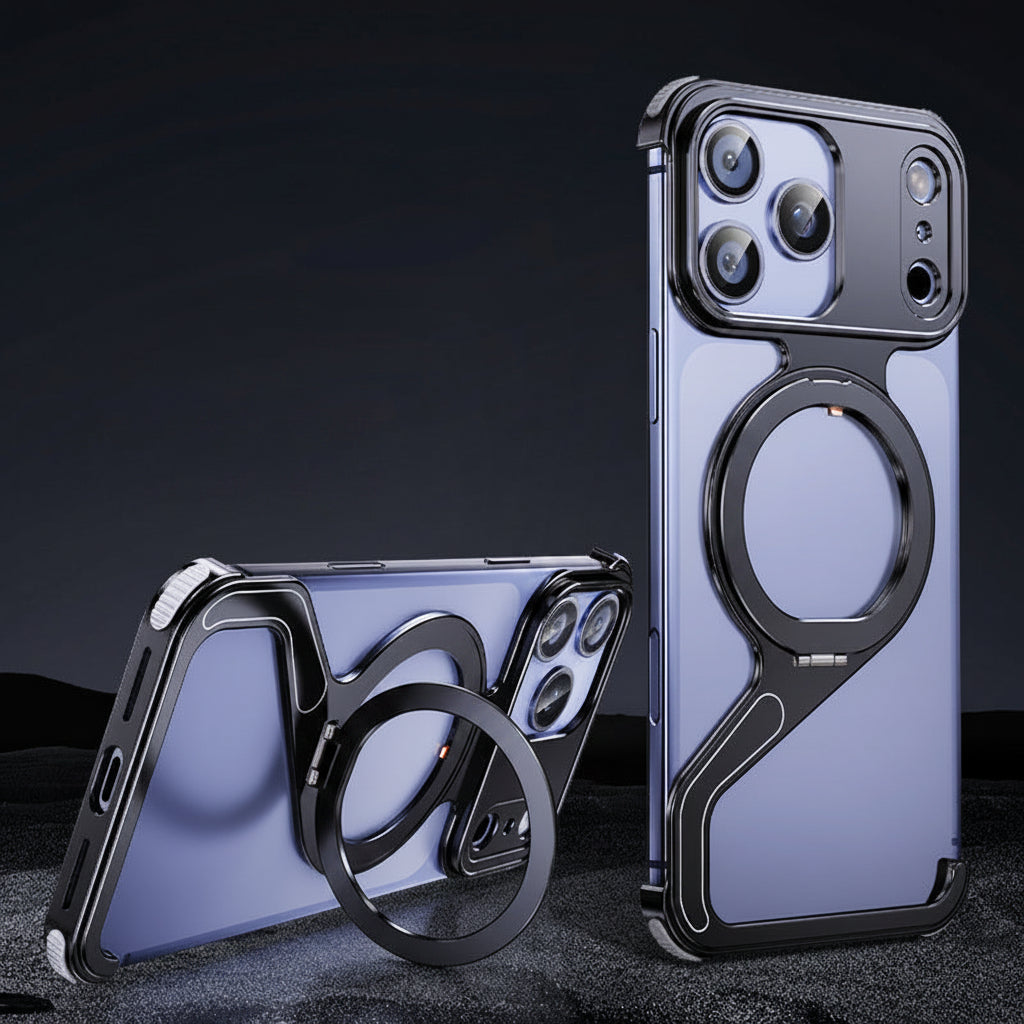 Apple Iphone Snap-On Z Shell Magnetic Stand Case (Exclusive)