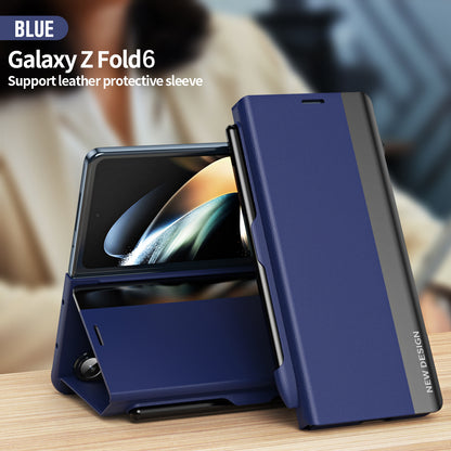 Samsung Flip-Top Magnetic Leather Case, Pen Slot, Spen Pen Case (Exclusive)