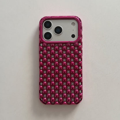 Apple Iphone Solid Color Pearl Creative Mobile Phone Case (Exclusive)