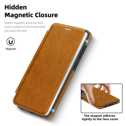 Samsung Ultra series Lingdun Business Flip Magnetic Case (Exclusive)