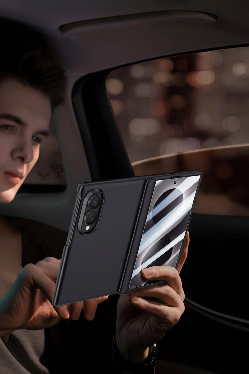Samsung Fold folding screen full-coverage wide screen HD & Privacy glass case (Exclusive)