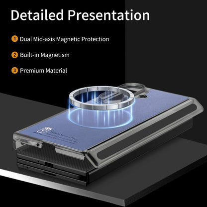 Samsung Fold series Vibrant color Trifold Magnetic Center Axis case (Exclusive)