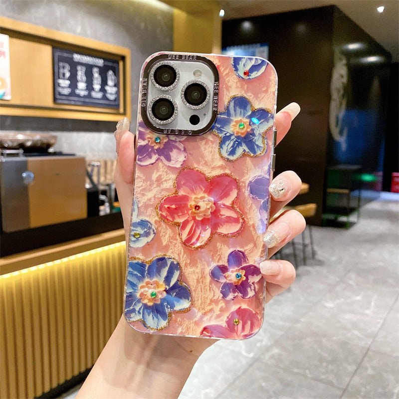 Apple Iphone Rainbow flower phone Case (Exclusive)