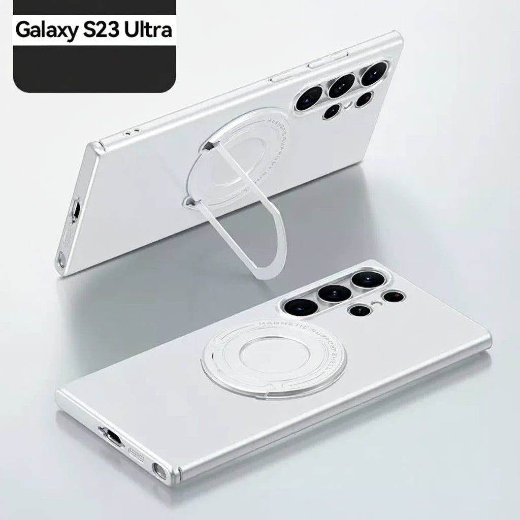 Samsung Ultra series Matte Invisible Pull-Rod Stand Magnetic Magsafe Hard Protective Case (Exclusive)