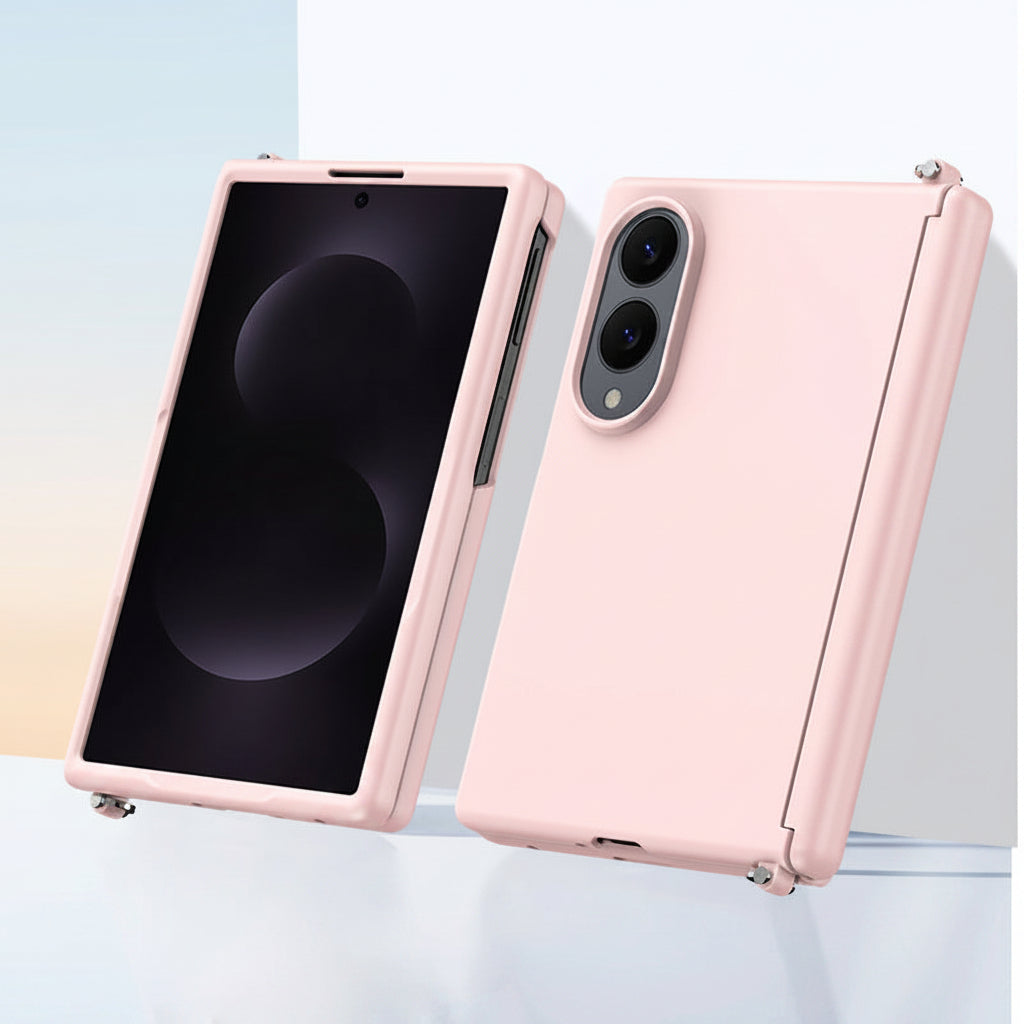 Samsung Fold Mirror Shield Skin-Like Texture Foldable Protective Case (Exclusive)