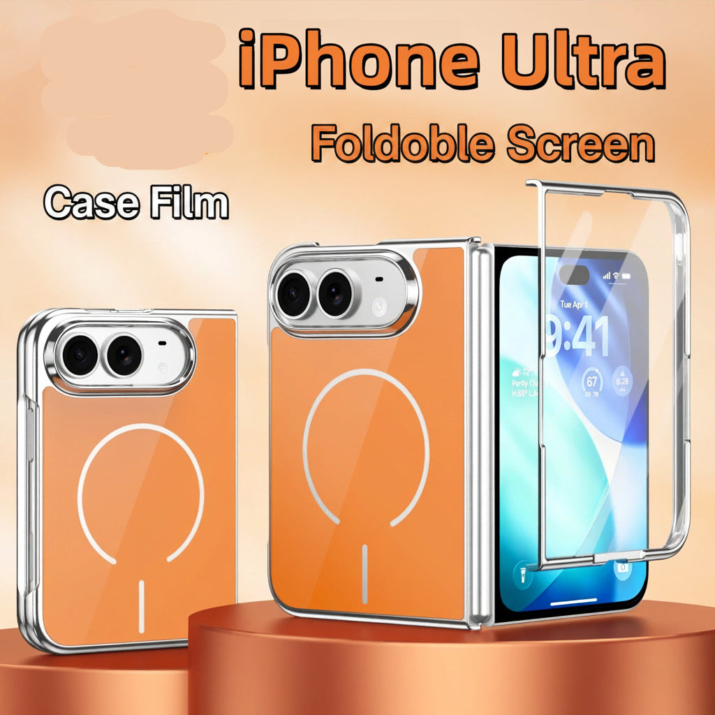 Apple iPhone Ultra foldable glass magnetic screen protector case (Exclusive)