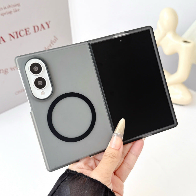 Samsung Fold Wireless Charging Adsorption, Simple, High-End, Fashionable Hard Case (Exclusive)