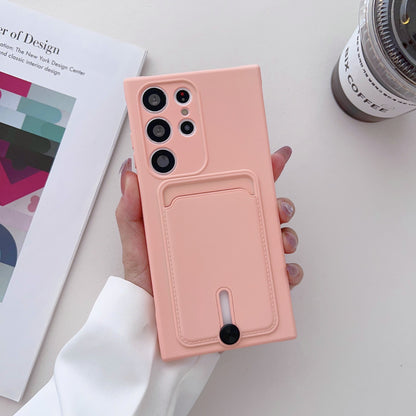 Samsung Ultra series Simple Solid Color Anti-Drop Card-Insert Soft Case (Exclusive)