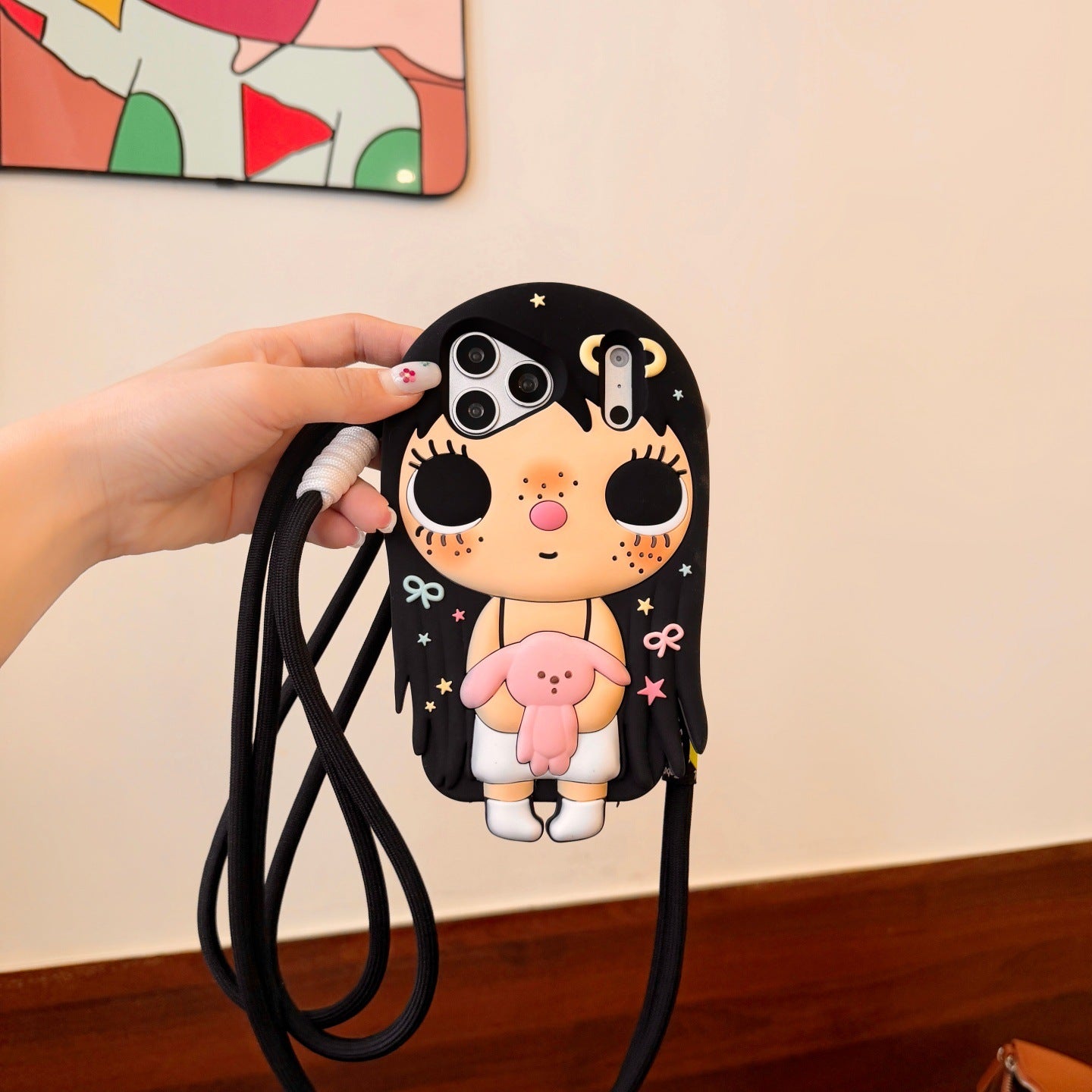 Apple iphone Girl Holding a Doll Case (Exclusive)