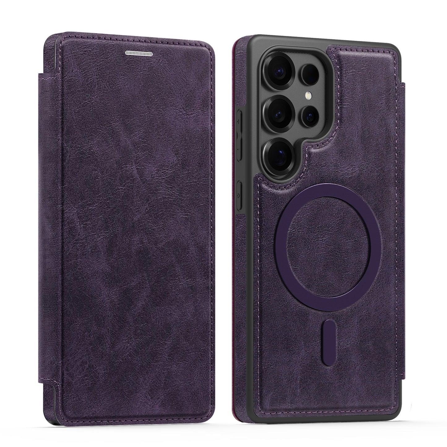 Samsung Ultra series Lingdun Business Flip Magnetic Case (Exclusive)