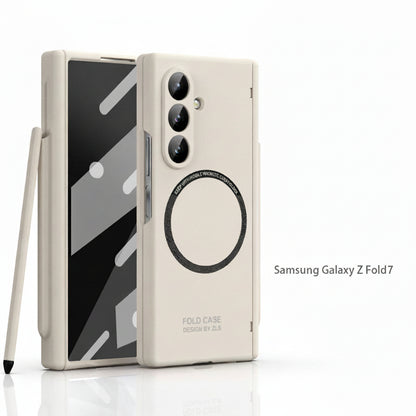 Samsung Fold series Extraordinary Magnetic Pen Slot Hinge All-Inclusive Protective Case (Exclusive)