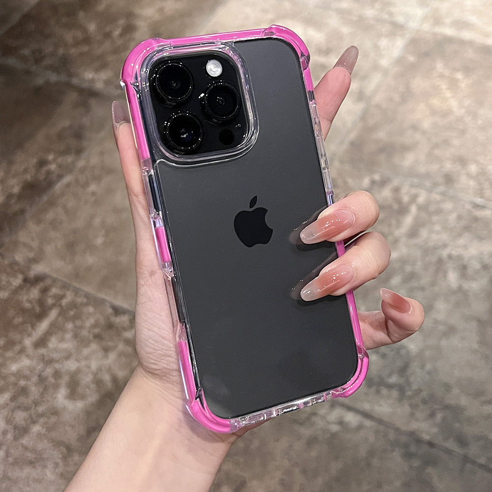 Apple Iphone series Air Bag Anti-Fall High Transparency Anti-Slip High-End Transparent Protective Case (Exclusive)