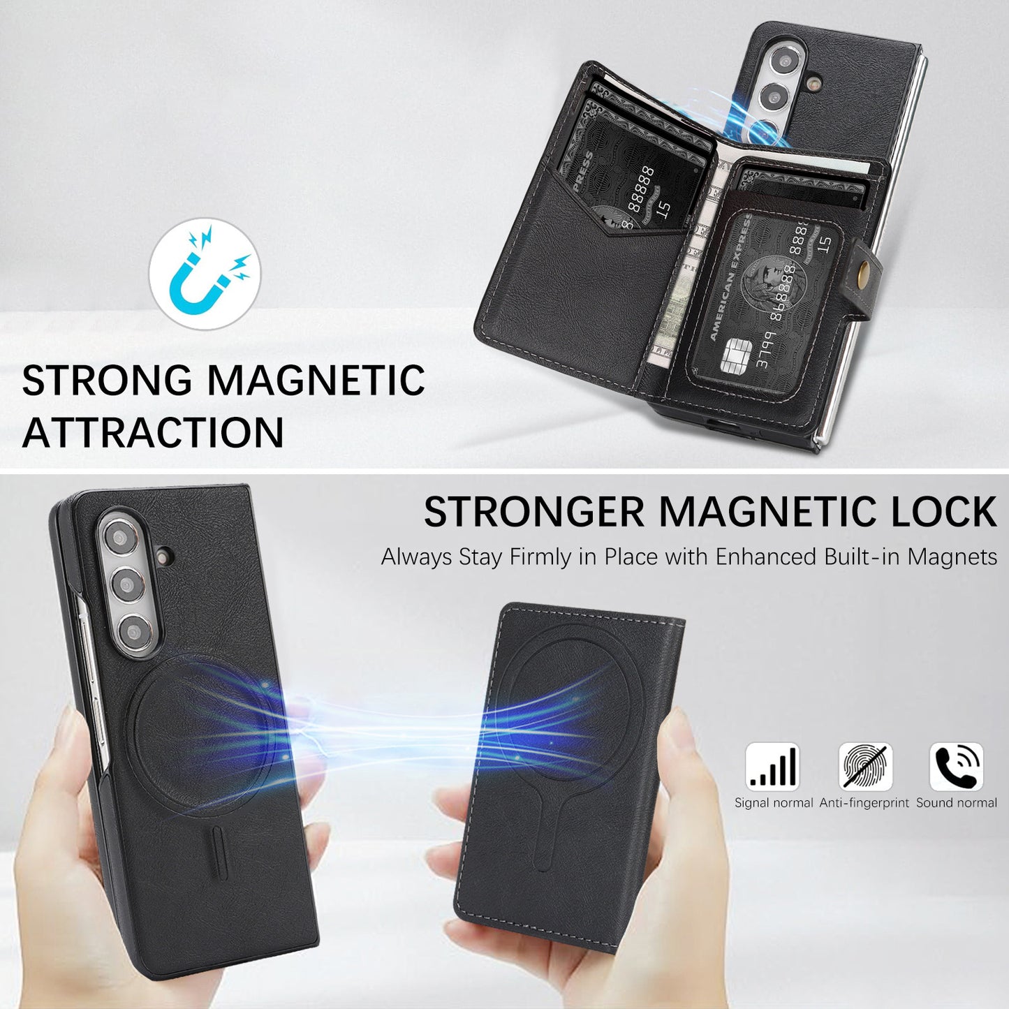 Samsung Fold series Wireless Charging Phone Case with Card Holder (Exclsuive)