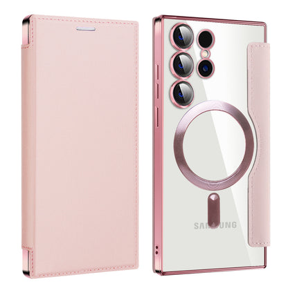 Samsung Ultra series Electroplated Gold Shield Magnetic Case (Exclsuive)