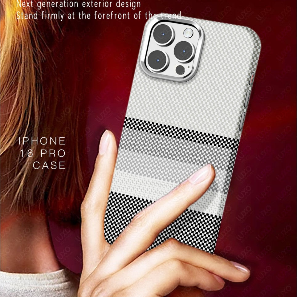 Apple iphone Carbon Fiber Pattern Kevlar Phone Case (Exclusive)