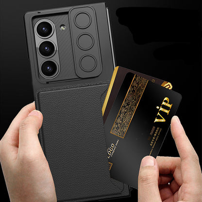 Samsung Fold card holder, sliding window lens protective case (Exclusive)