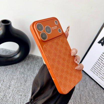 Apple Iphone Trendy Brand Plaid Pattern Phone Case (Exclusive)