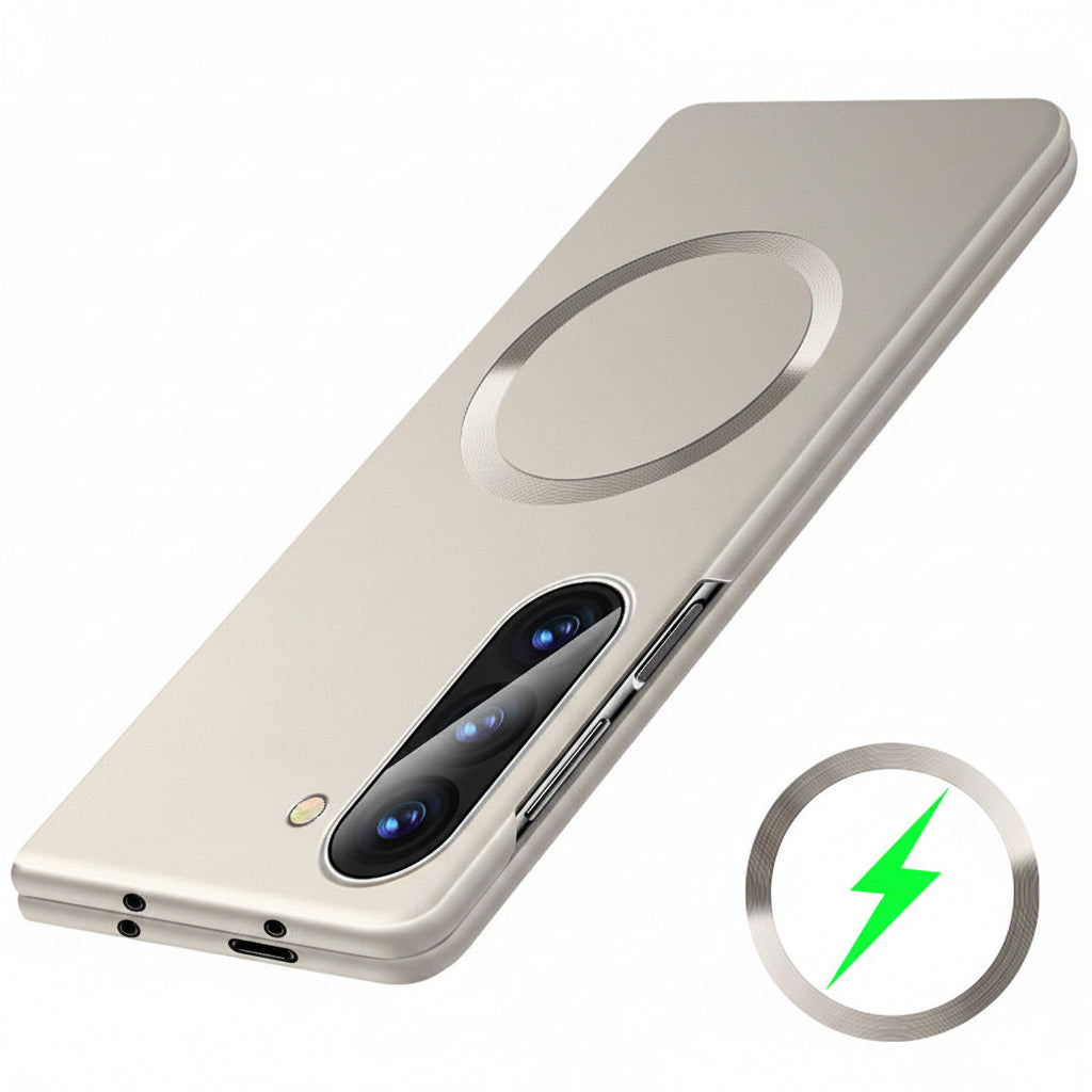 Samsung Z Fold series Foldable Screen  Metal Paint Finish Magnetic W25 Protective Case (Exclusive)
