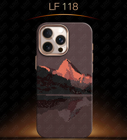 Apple iphone Carbon Fiber Pattern Kevlar Phone Case (Exclusive)
