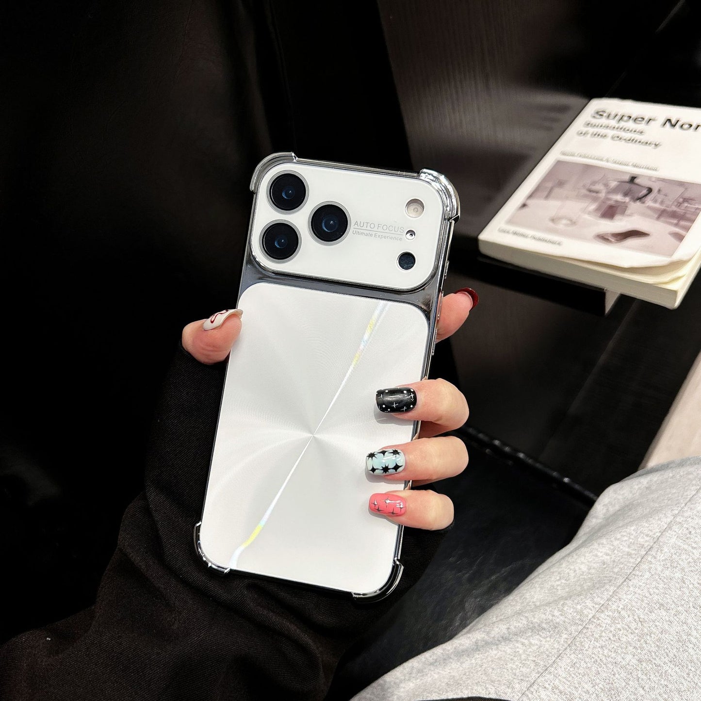 Apple Iphone Anti-Fall Cd Pattern Electroplating Case (Exclusive)