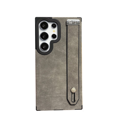 Samsung Ultra series Business Retro Suede Leather Wristband Stand Phone Case (Exclusive)
