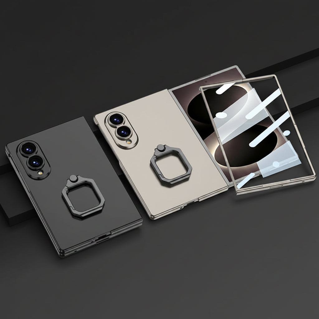 Samsung Foldable Protective Cover, Ring Stand, Anti-Fall Phone Case (Exclusive)