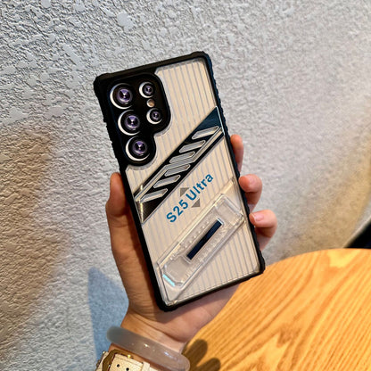 Samsung Ultra series Transparent kick stand cover (Exclusive)