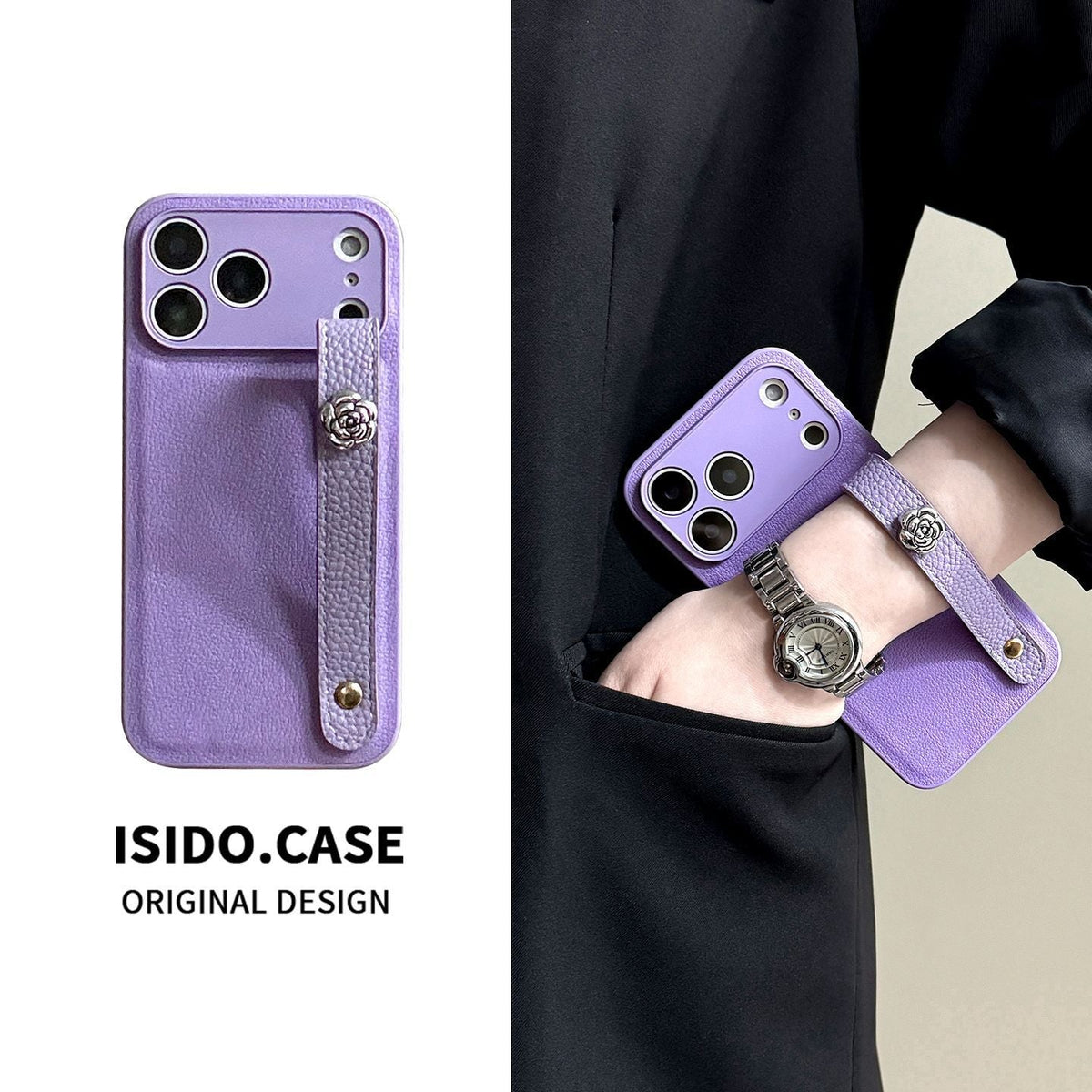 Apple Iphone camellia wristband Case (Exclusive)