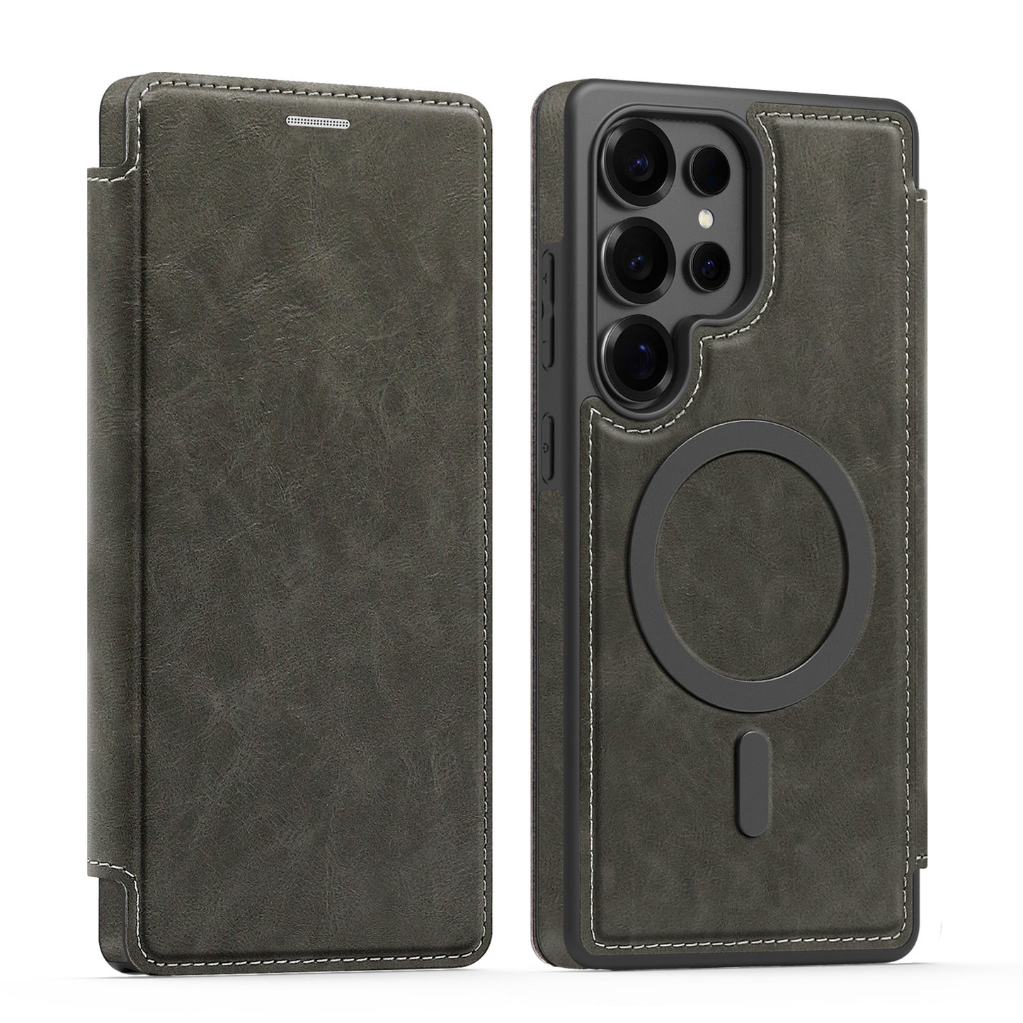 Samsung Ultra series Lingdun Business Flip Magnetic Case (Exclusive)