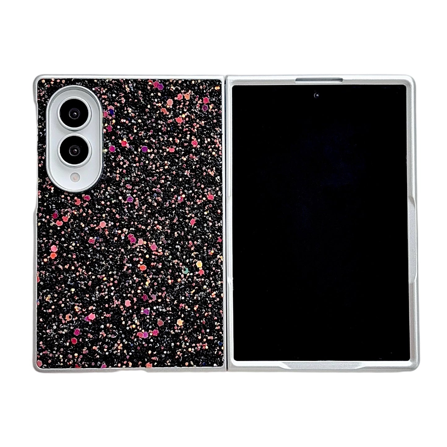 Samsung Z Fold gradient glitter phone case (Exclusive)