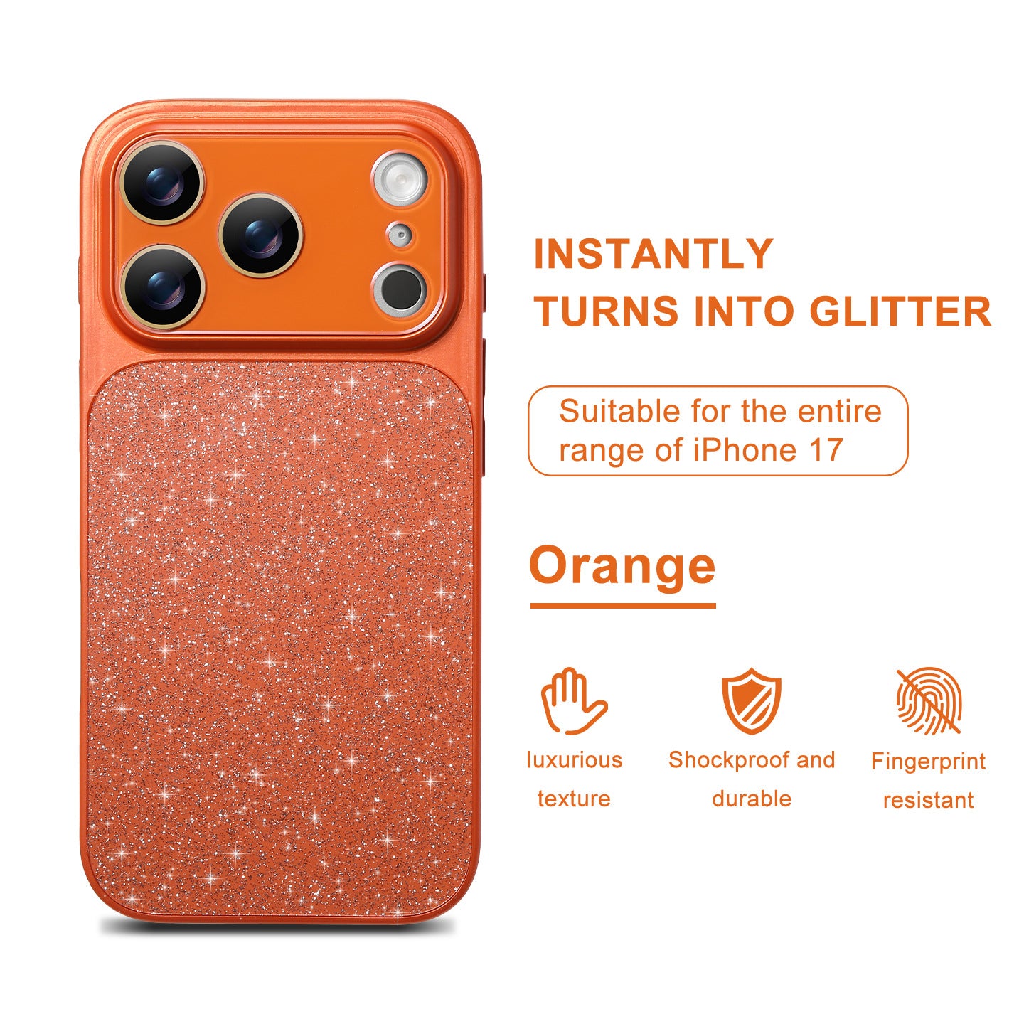 Apple iphone Max glitter phone case (Exclusive)