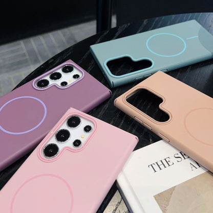 Samsung Ultra Series Magnetic Phone Case Skin Friendly Matte Fashionable Macaron Thin Hard Case  (Exclusive)