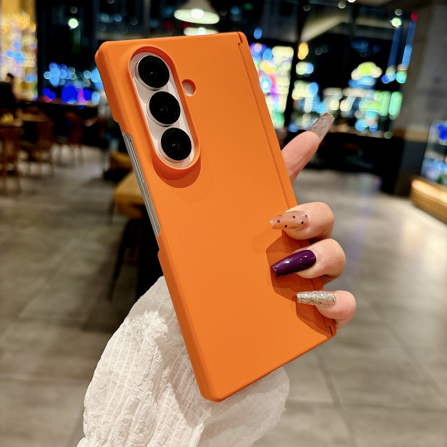 Samsung Fold Hard Shell with Central Axis Matte Gradient Protective case (Exclusive)