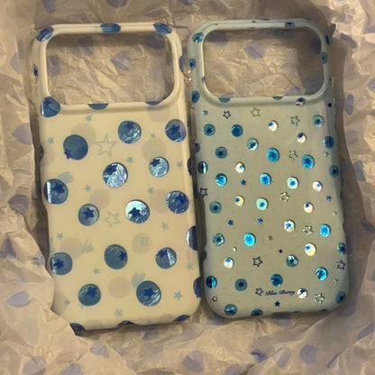 Apple Iphone Ins Personalized Star Blueberry Round Edge Case (Exclusive)