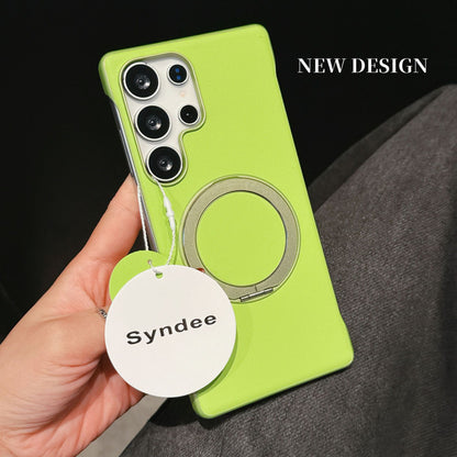 Samsung Ultra Series Plain Leather Cover with Stand with Vibrant Colors  (Exclusive)