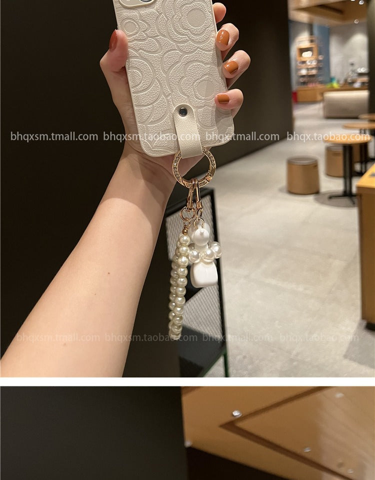 Apple Iphone series Camellia Puppy Pendant Suitable case (Exclusive)