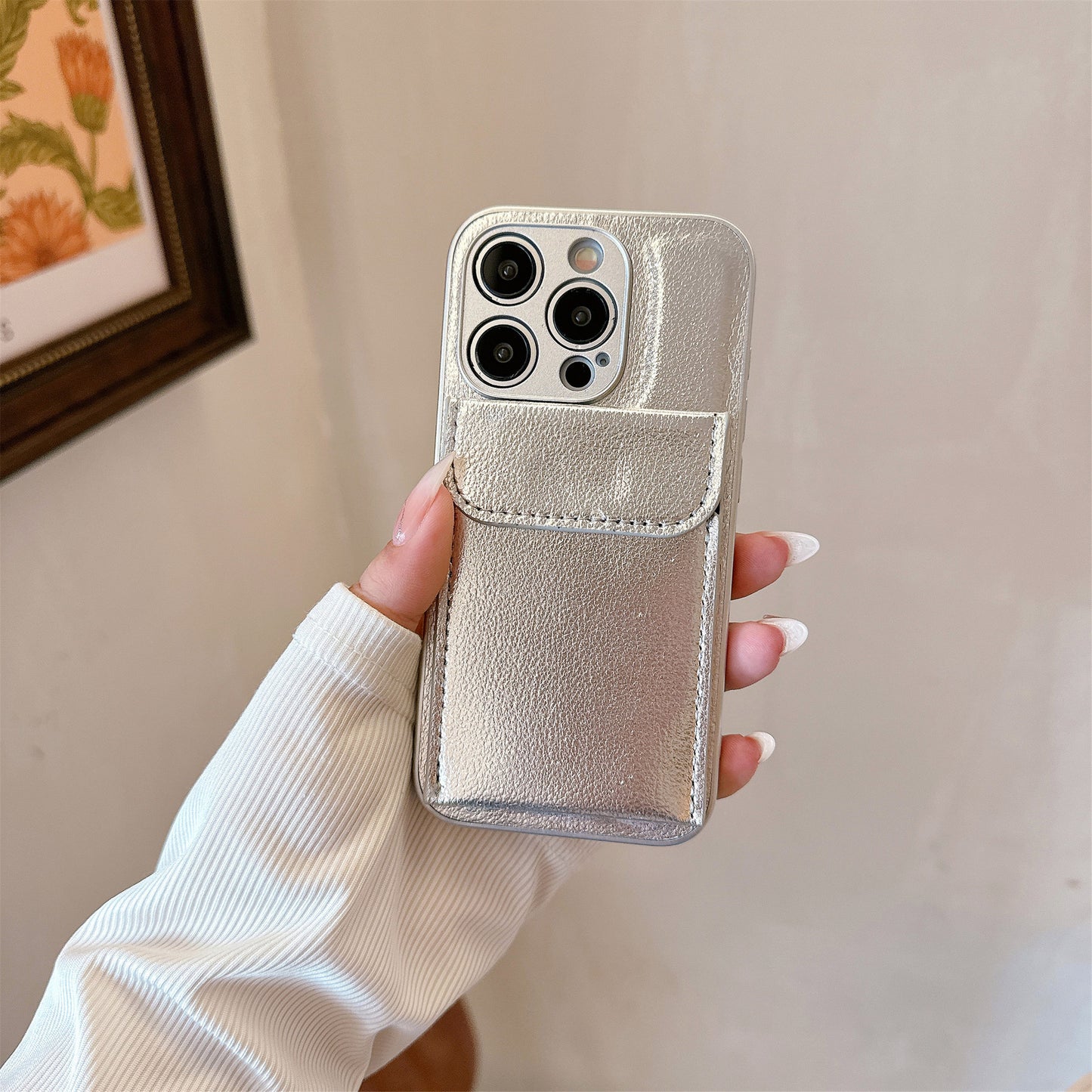 Apple Iphone Card Holder Can Be Used as a Stand Case (Exclusive)