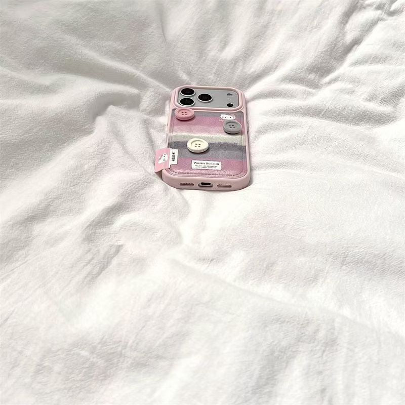 Apple Iphone Series Contrast Color Stripesd Stereo Buttons Case (Exclusive)