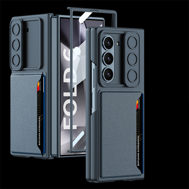 Samsung Fold card holder, sliding window lens protective case (Exclusive)