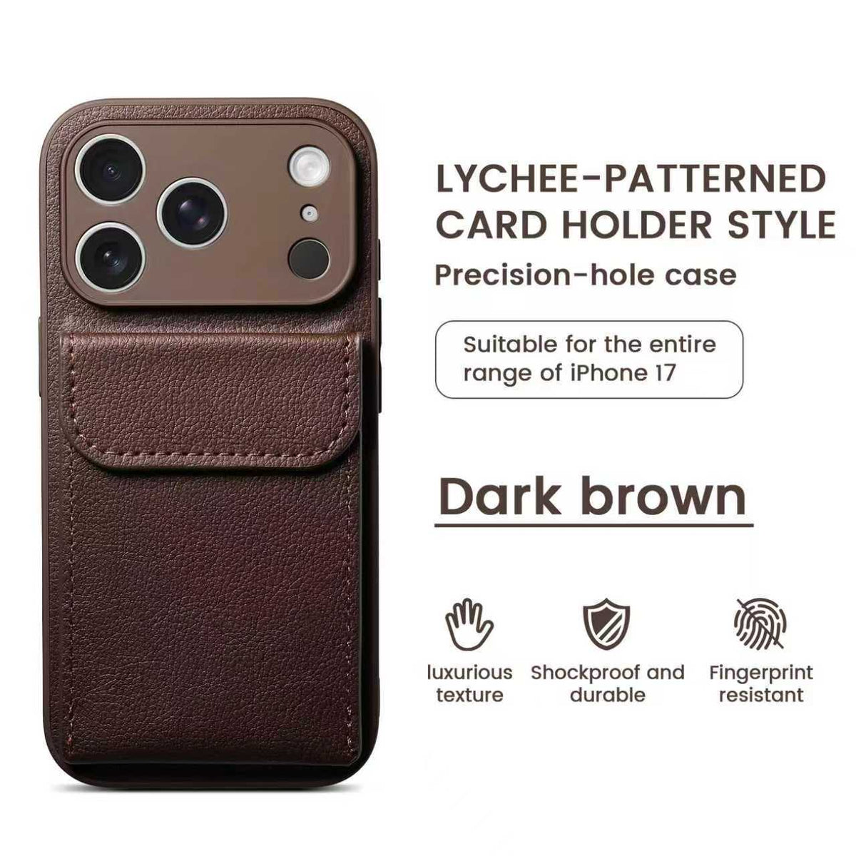 Apple Iphone Card Holder Can Be Used as a Stand Case (Exclusive)