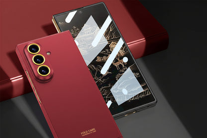 Samsung Fold series Pure Color Silk-Like Ultra-Thin Foldableing Screen Case Film Integrated Protective Cover (Exclusive)