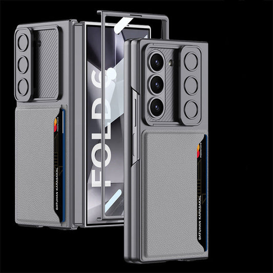 Samsung Fold card holder, sliding window lens protective case (Exclusive)
