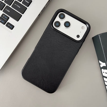 Apple Iphone Horse Leather Pattern Magnetic Phone Case (Exclusive)